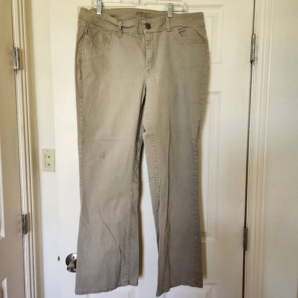 Riders Lee 18 and tan beige pants cotton - Picture 4 of 6